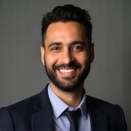 Professional headshot of Ahmed Hassan, Master Colourist and Treatment Specialist at Al Amal Hair Salon Training Academy.
